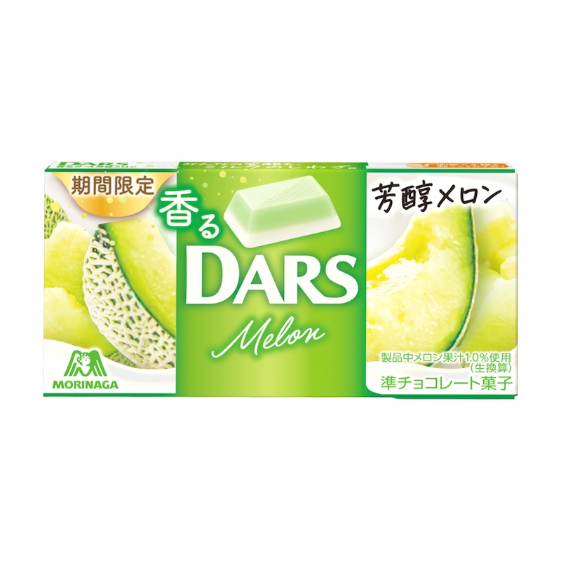 【新作お菓子!!】芳醇で爽やかなメロンの香りと味わい✨「香るダース＜芳醇メロン＞」6月3日(火)から期間限定で新発売🤤🍈🍫🤍💚