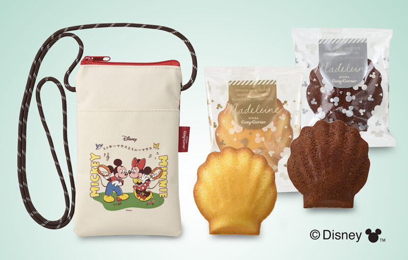 【銀座コージーコーナー】「ミッキー&ミニー」デザインの焼菓子ギフトに“サコッシュ”が初登場✨幅広い世代に人気のレトロ調デザインで6月6日(金)期間限定販売🐭🍪🎀