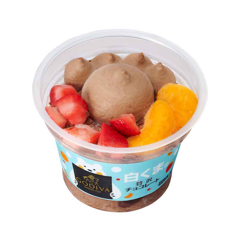 【新作アイス!!】ひんやり食感とチョコレートの奥深い味わいの白くまアイス ゴディバ「白くまの贅沢チョコレート」7月1日(火)からセブン‐イレブンで販売🐻‍❄️🍨🍫🍓💝
