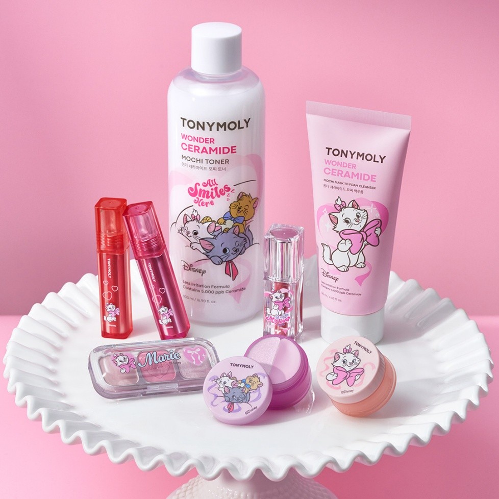 【注目コラボ!!】韓国コスメ「TONYMOLY」とディズニー『おしゃれキャット』マリーの限定コラボポップアップが@cosme TOKYOにて7/2(水)から開催🐈🎀💕