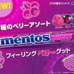 【新作お菓子!!】“カリッ”“ジュワッ”な3種のベリー体験「メントス　フィーリングベリーグッド」が9月8日(月)に新登場🤤🫐💜🫧