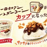 【新作アイス!!】ヨーロピアンシュガーコーンを“スプーンで食べる”！「ヨーロピアンシュガーコーン ミニカップ」が9月8日(月)からついに全国発売🤤🍨🤎✨